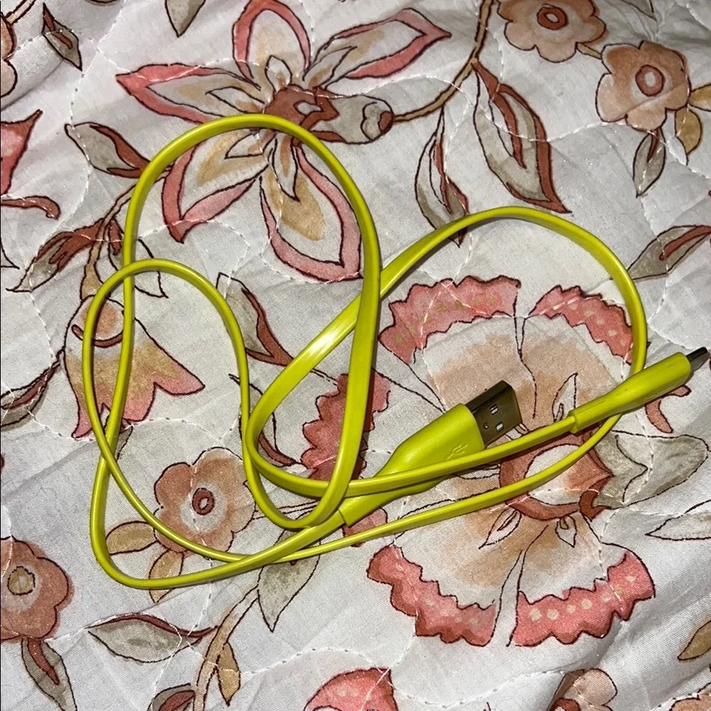 Green and Yellow Durable USB Cable for Cell Phones
